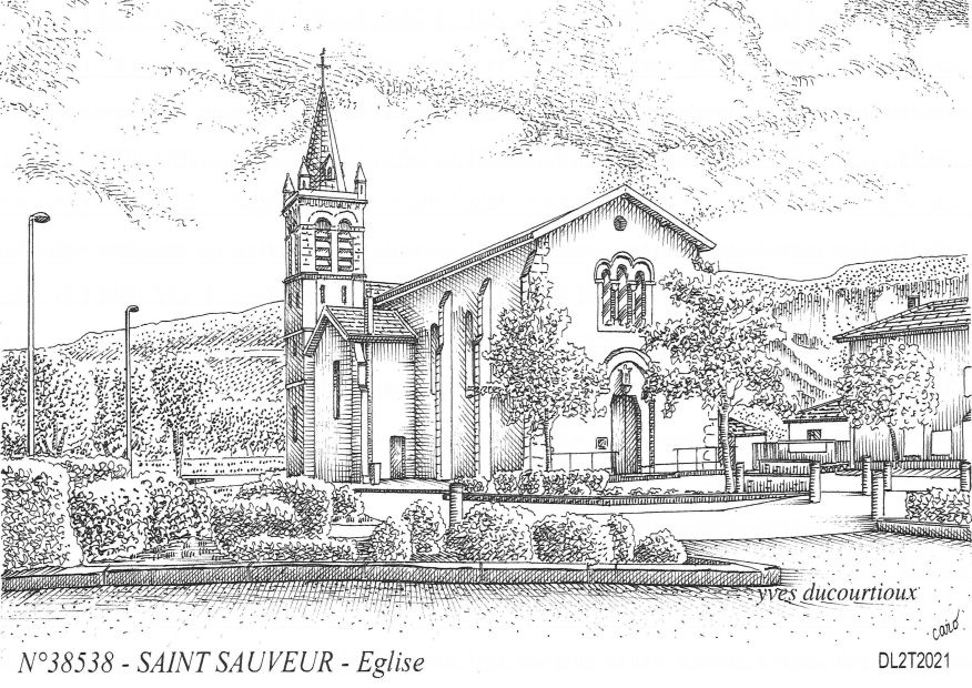 N 38538 - ST SAUVEUR - église
